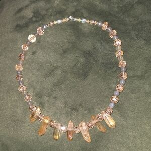 Elegant Crystal Beaded Necklace